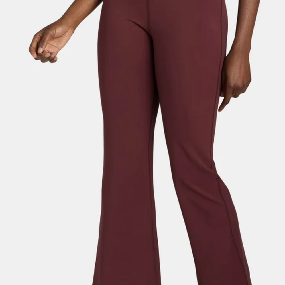 Elegant Avia Burgundy Flared Women's Pants